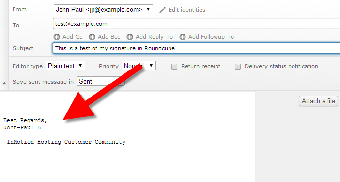 How To Create An Email Signature In Roundcube Knowledgebase Secureroi